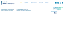 Tablet Screenshot of fundacionbbva.pe